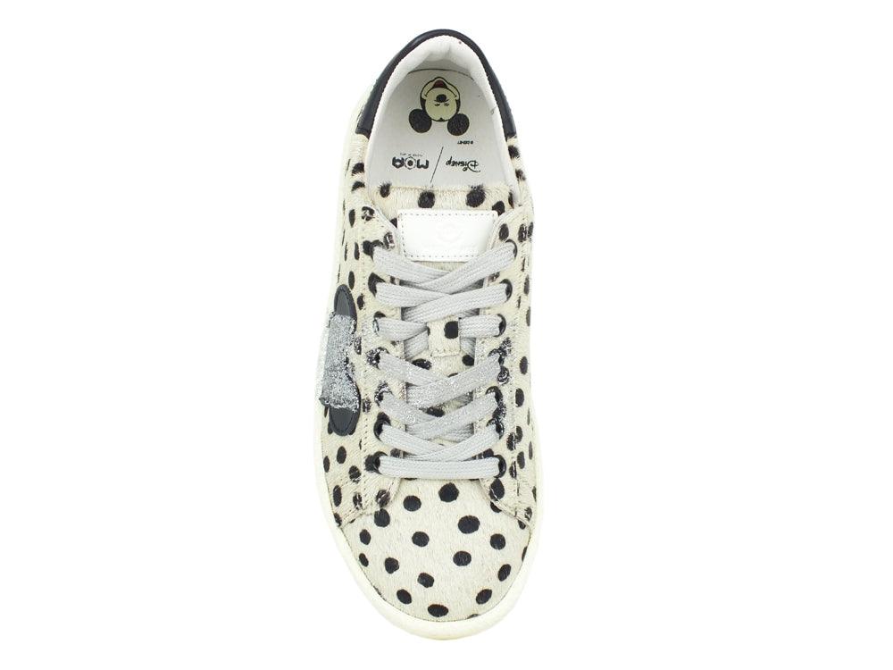 MOA Sneakers TOPOLINO Beige Nero MD358 - Sandrini Calzature e Abbigliamento