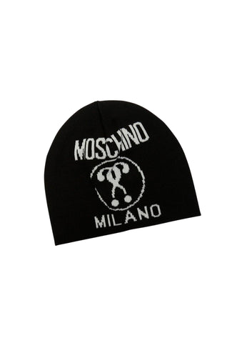 MOSCHINO Berretta Donna Bicolor Black White 60016-M5146 - Sandrini Calzature e Abbigliamento