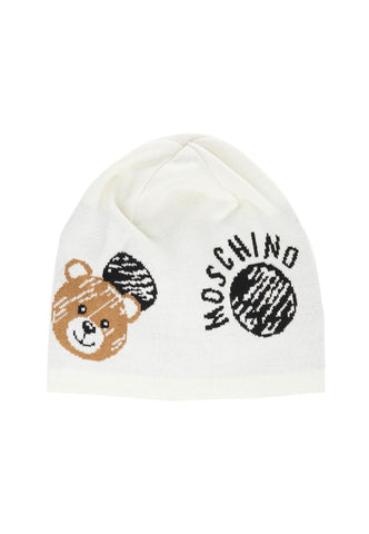MOSCHINO Berretta Teddy Donna White 65335-M2801 - Sandrini Calzature e Abbigliamento