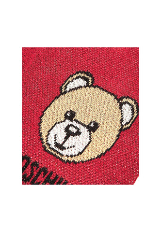 MOSCHINO Berretta Teddy Logo Donna Red 65214-M2346 - Sandrini Calzature e Abbigliamento