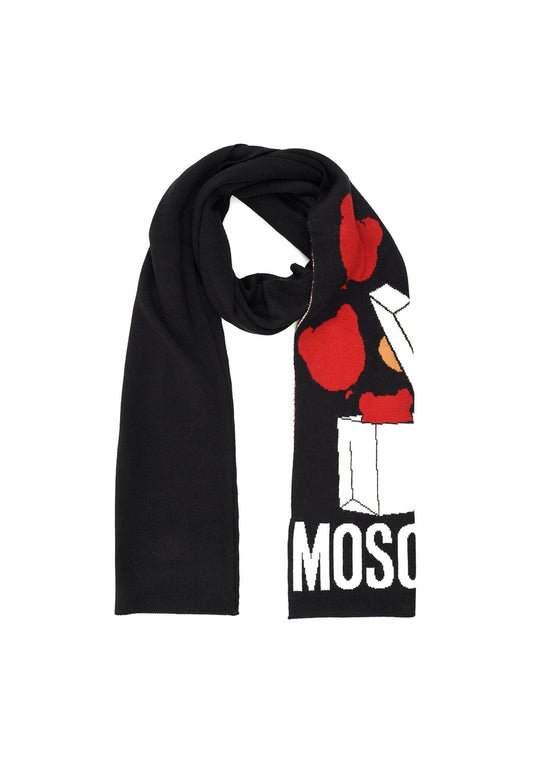 MOSCHINO Sciarpa Donna Black 30776-M2956 - Sandrini Calzature e Abbigliamento