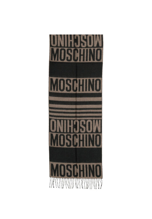 MOSCHINO Sciarpa Donna Black Brown 30770-M2990 - Sandrini Calzature e Abbigliamento