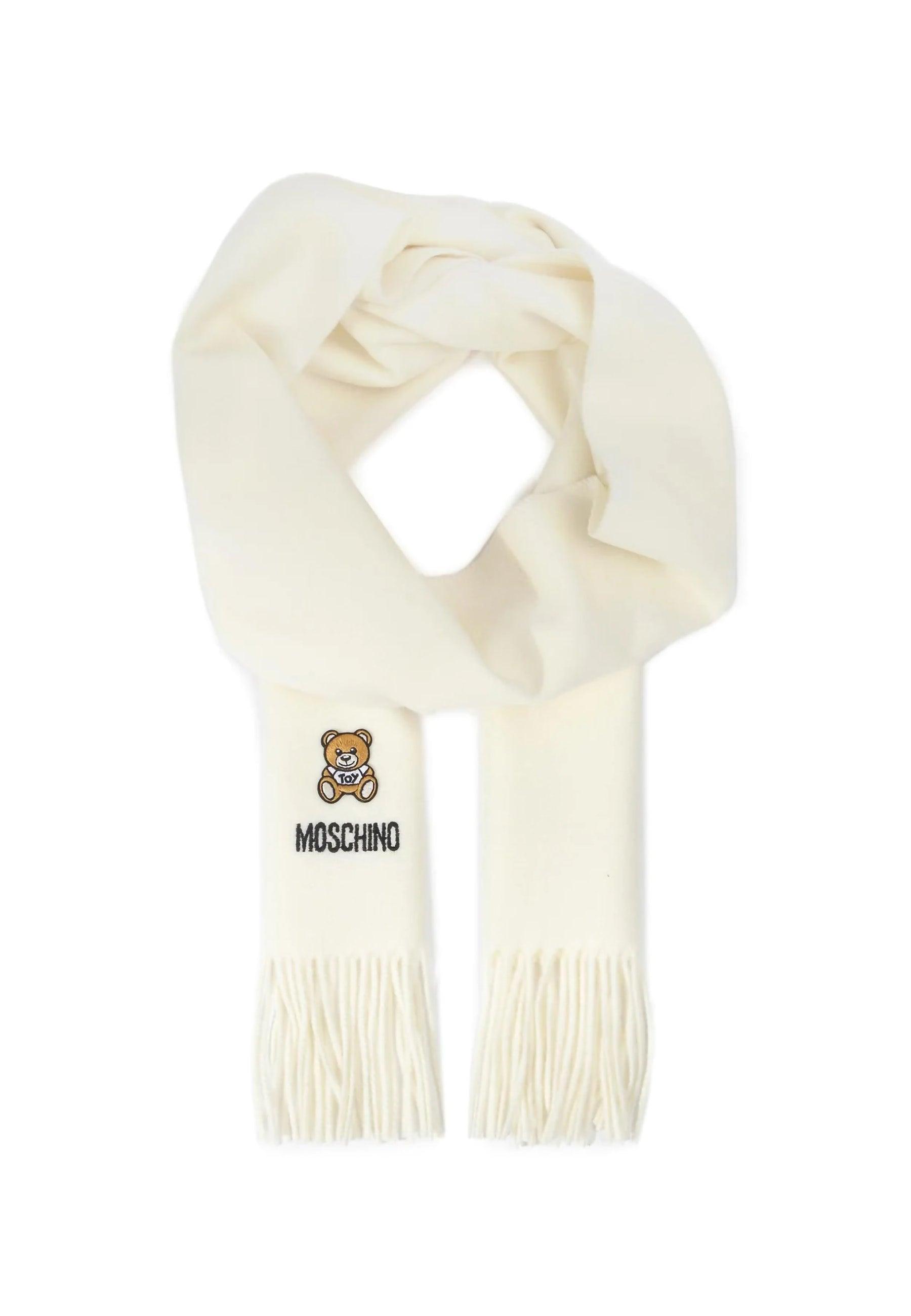 MOSCHINO Sciarpa Donna White 50124-M5293 - Sandrini Calzature e Abbigliamento