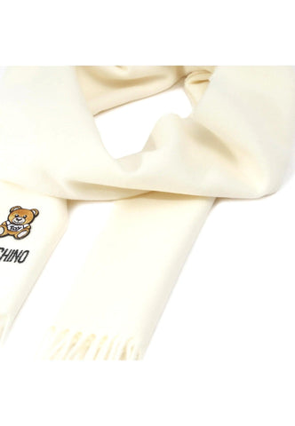 MOSCHINO Sciarpa Donna White 50124-M5293 - Sandrini Calzature e Abbigliamento