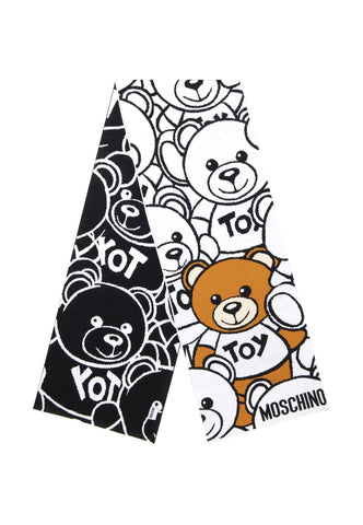 MOSCHINO Sciarpa Teddy Donna White M30778-M2950 - Sandrini Calzature e Abbigliamento