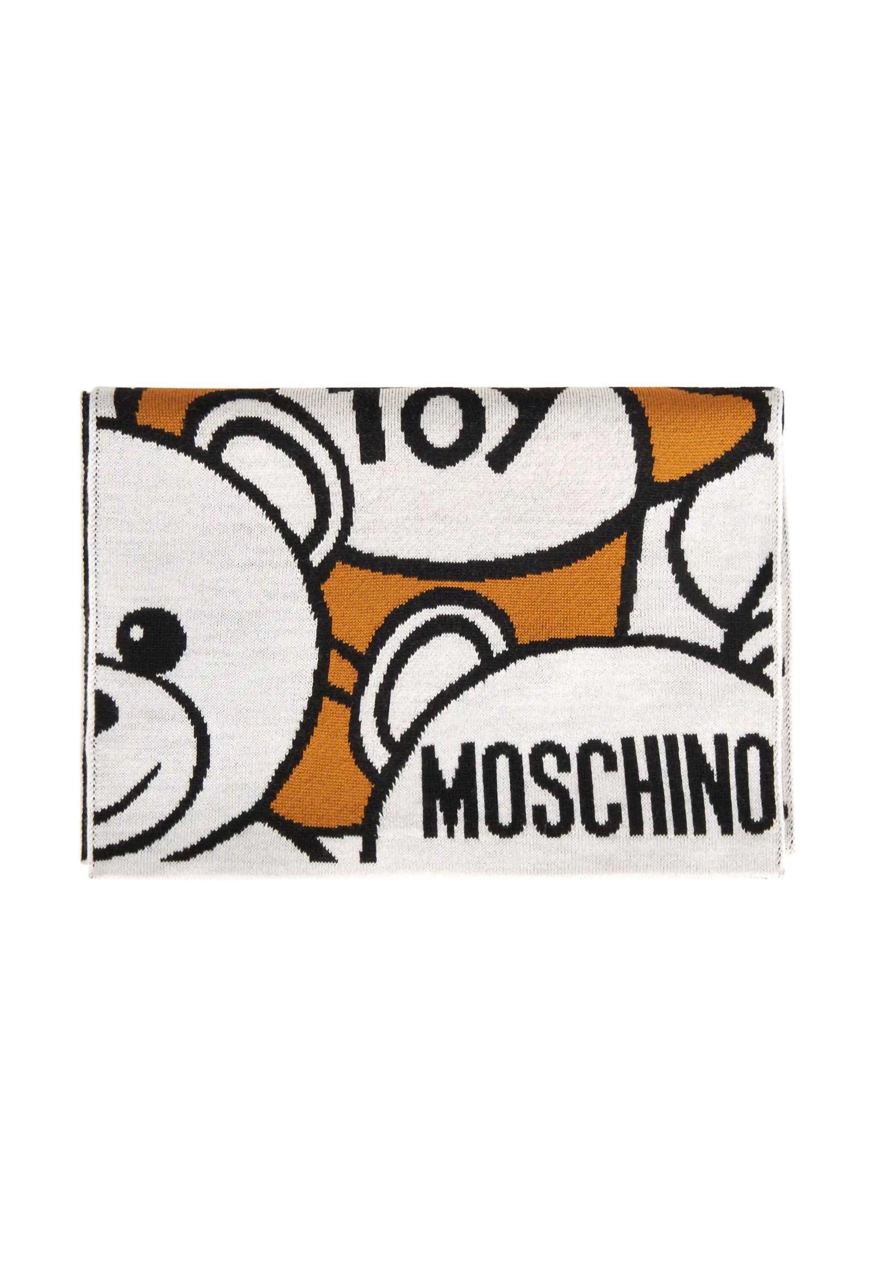 MOSCHINO Sciarpa Teddy Donna White M30778-M2950 - Sandrini Calzature e Abbigliamento