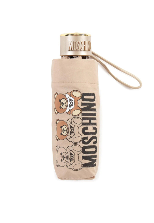 MOSCHINO Super Mini Ombrello Donna Beige 8061 - Sandrini Calzature e Abbigliamento