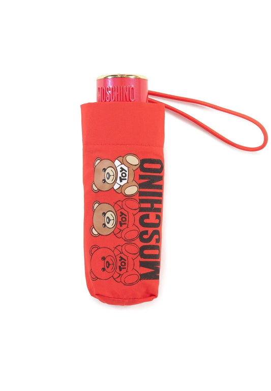 MOSCHINO Super Mini Ombrello Donna Red 8061 - Sandrini Calzature e Abbigliamento
