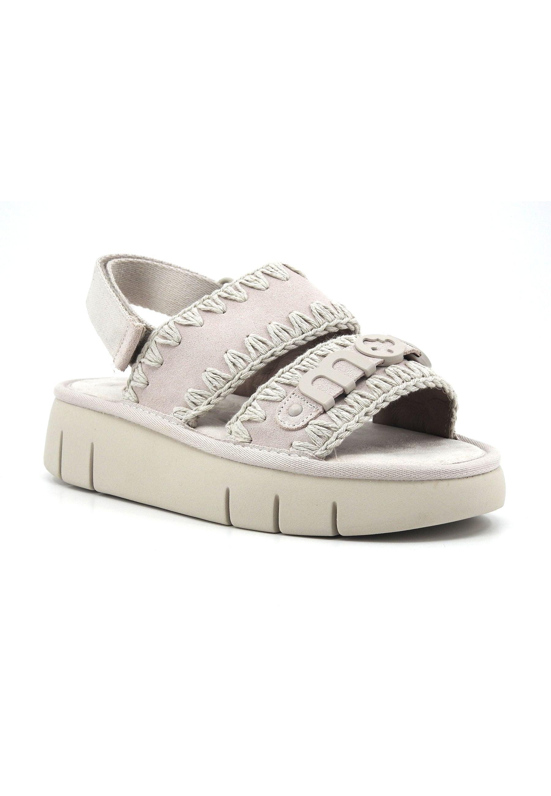 MOU Bounce Sandalo Donna Chalk Grigio MU.SW531001A - Sandrini Calzature e Abbigliamento