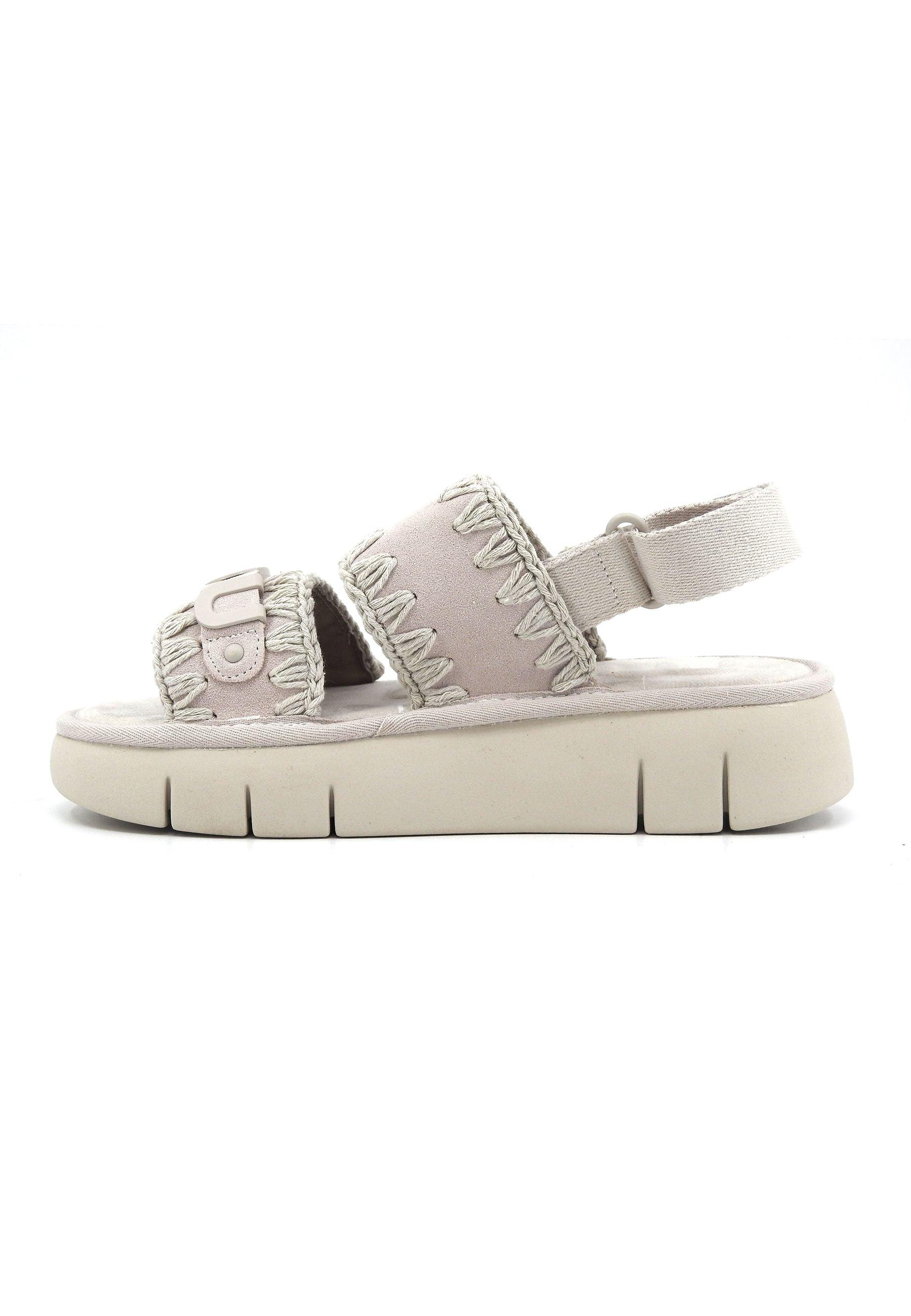 MOU Bounce Sandalo Donna Chalk Grigio MU.SW531001A - Sandrini Calzature e Abbigliamento