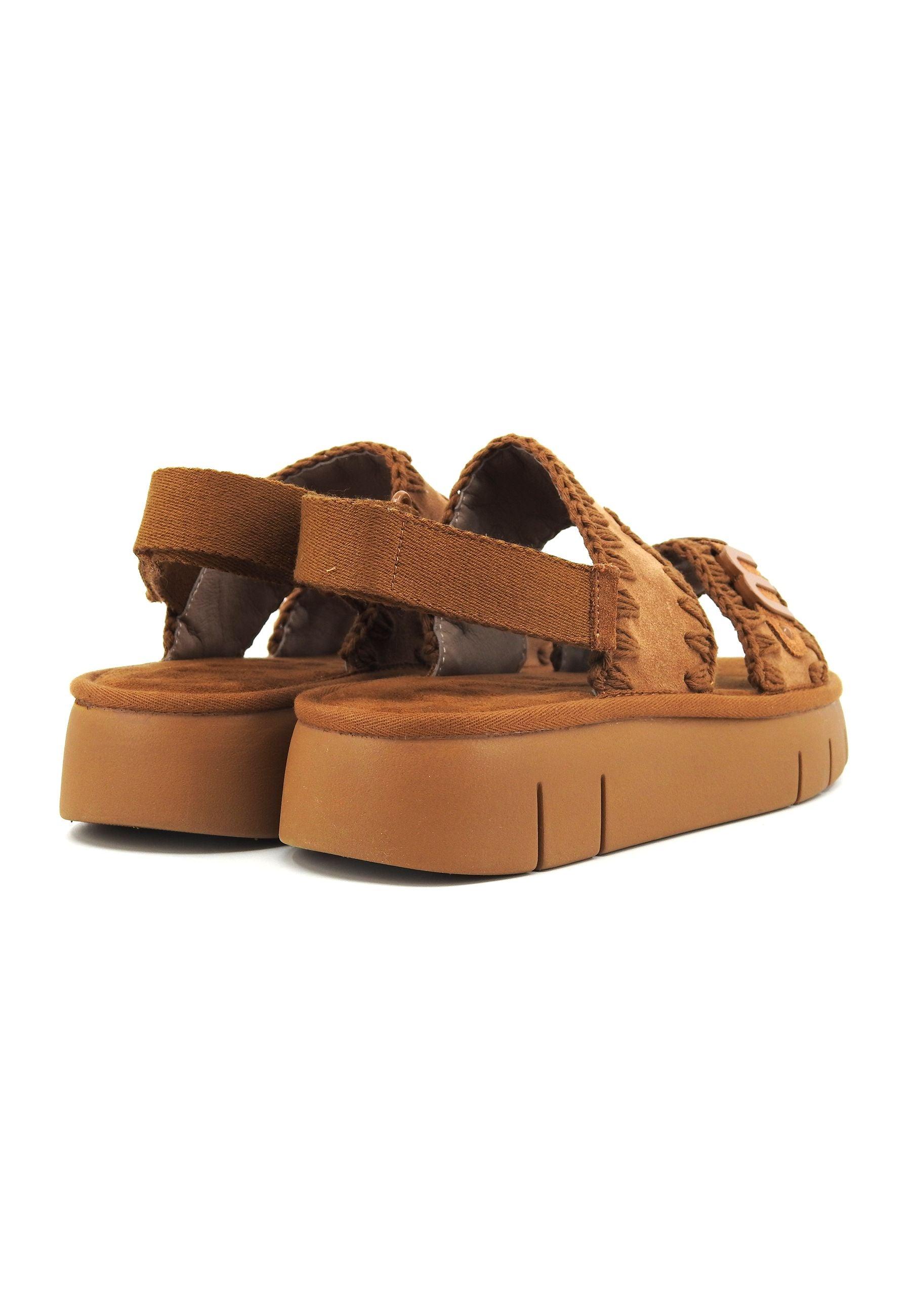 MOU Bounce Sandalo Donna Cognac Marrone MU.SW531001A - Sandrini Calzature e Abbigliamento