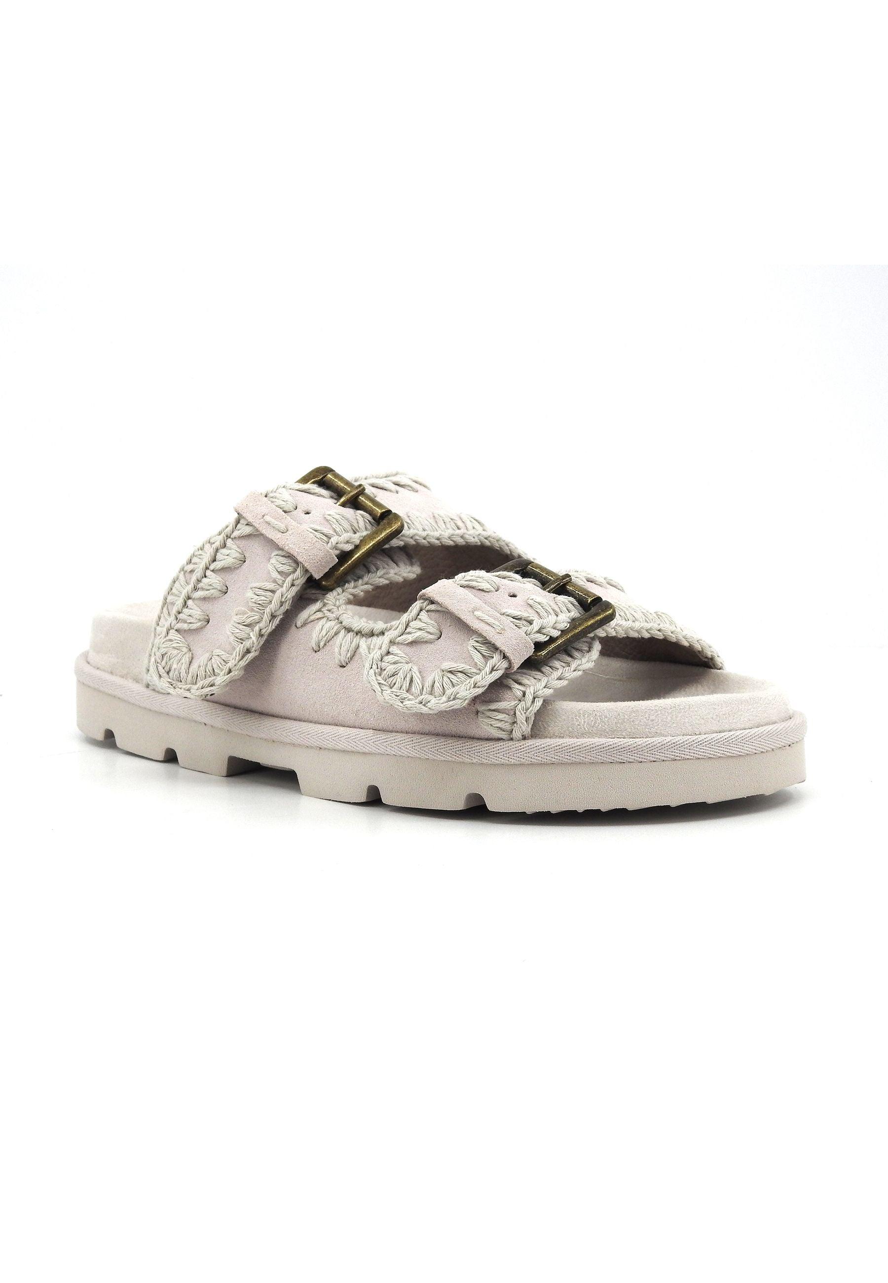 MOU Ciabatta Donna Chalk Grigio MU.SW631000A - Sandrini Calzature e Abbigliamento