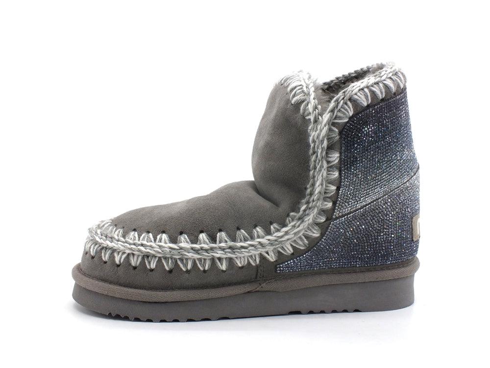 MOU Eskimo 18 Back Shaded Hotfix Stivaletto Pelo New Grey MU.FW101060A - Sandrini Calzature e Abbigliamento