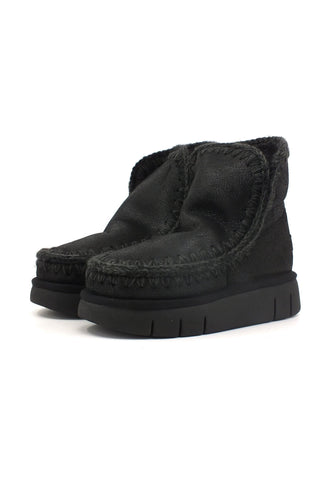 MOU Eskimo 18 Bounce Stivaletto Pelo Donna Black Grey MU.FW531002B - Sandrini Calzature e Abbigliamento