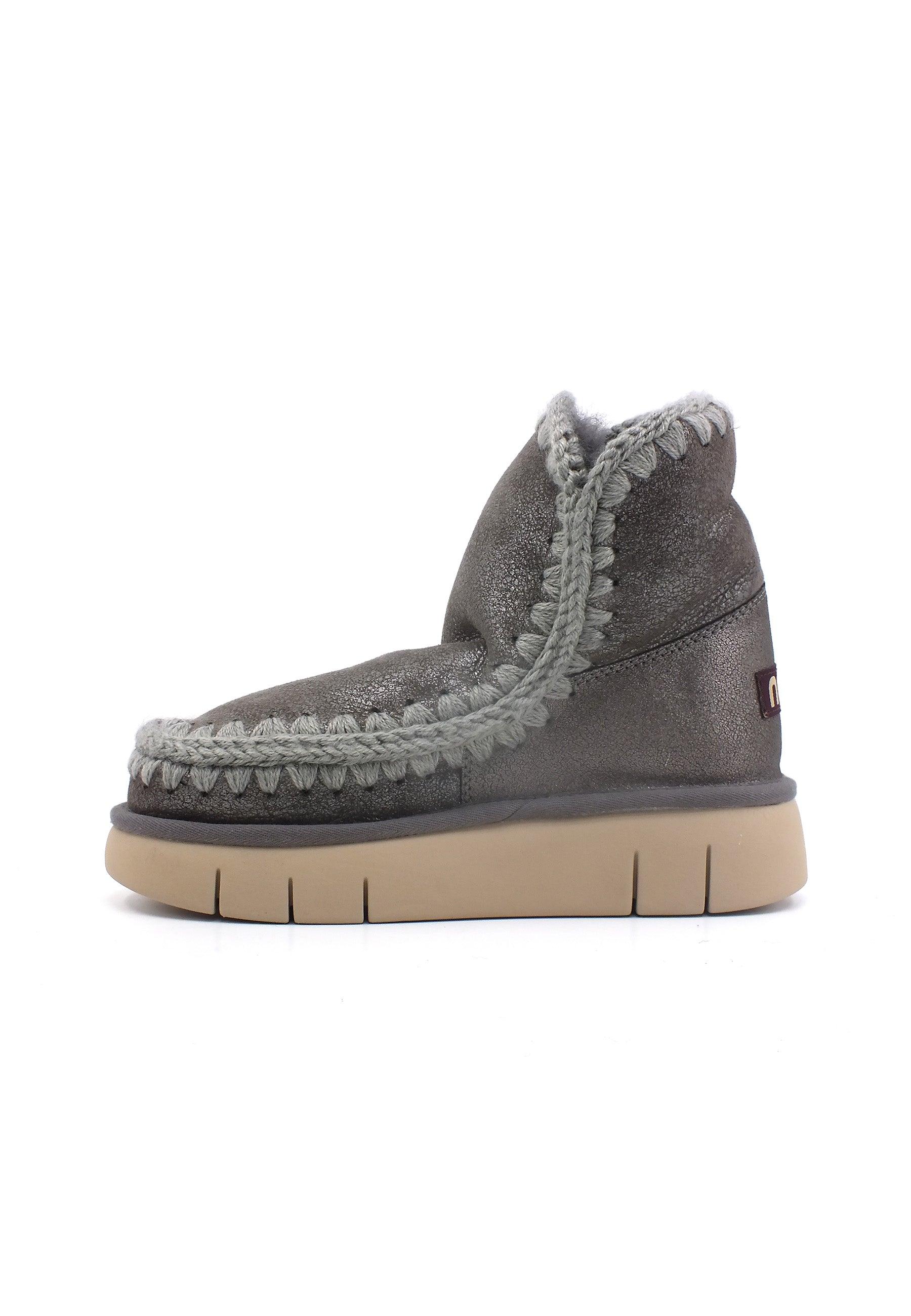 MOU Eskimo 18 Bounce Stivaletto Pelo Donna Dust Iron MU.FW531002B - Sandrini Calzature e Abbigliamento