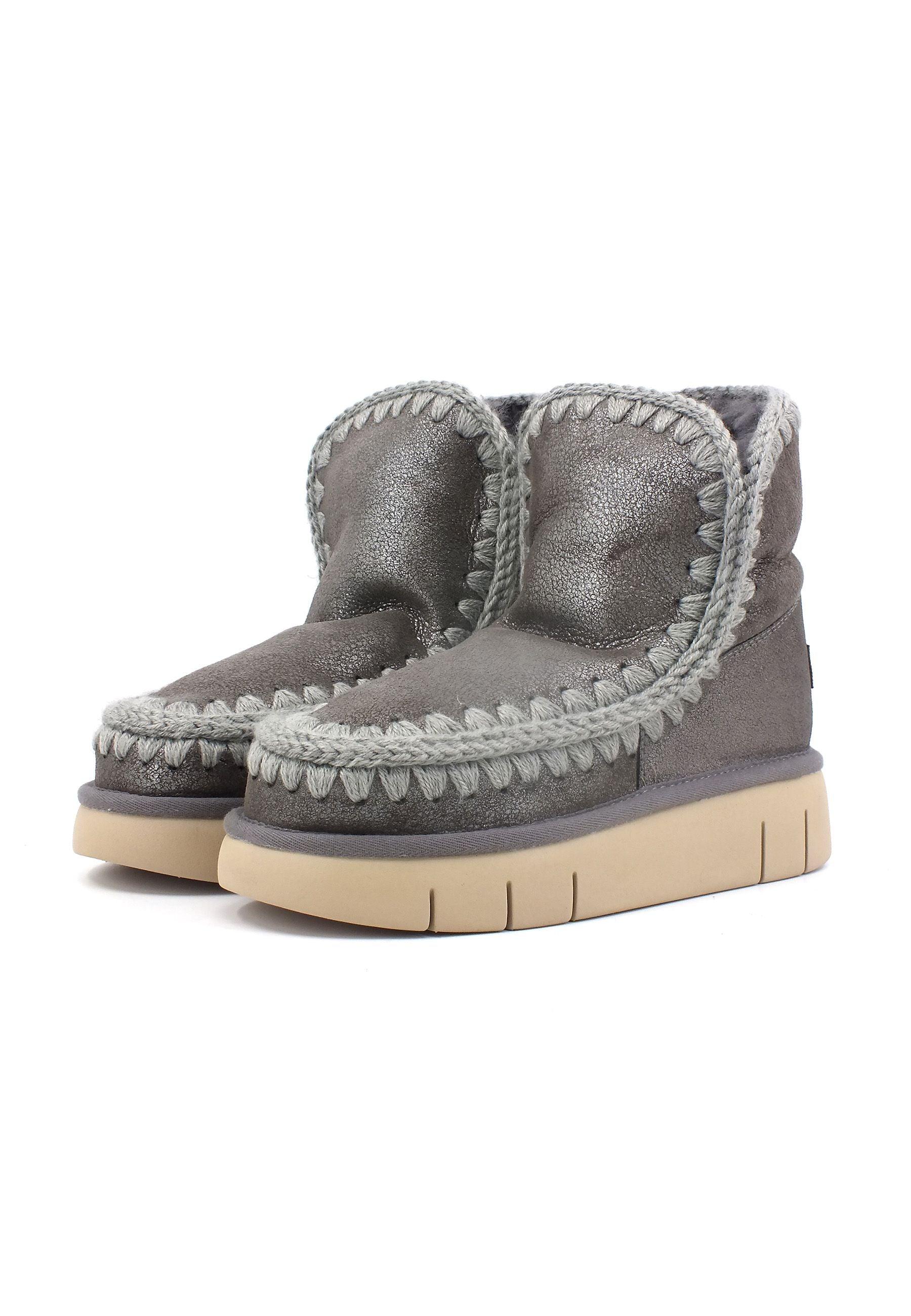 MOU Eskimo 18 Bounce Stivaletto Pelo Donna Dust Iron MU.FW531002B - Sandrini Calzature e Abbigliamento