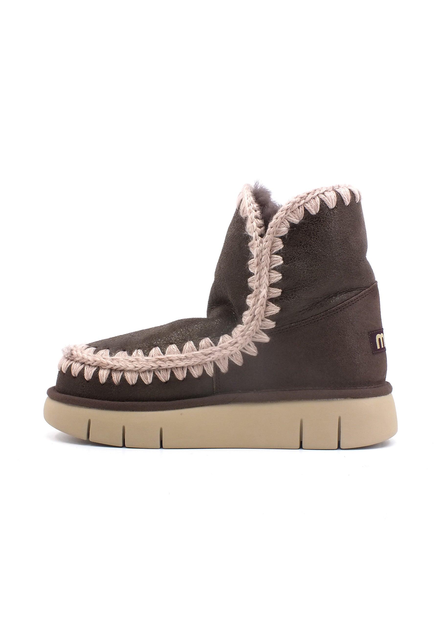 MOU Eskimo 18 Bounce Stivaletto Pelo Donna Dust Mocha MU.FW531002B - Sandrini Calzature e Abbigliamento