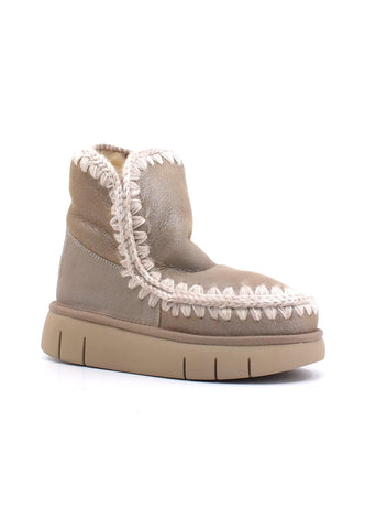 MOU Eskimo 18 Bounce Stivaletto Pelo Donna Stone Metal MU.FW531002B - Sandrini Calzature e Abbigliamento