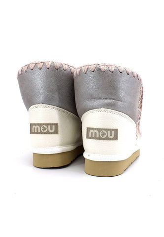 MOU Eskimo 18 Color Block Stivaletto Pelo Donna Dust Microglitter Mix - Sandrini Calzature e Abbigliamento