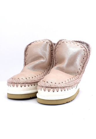 MOU Eskimo 18 Color Block Stivaletto Pelo Donna Dust Microglitter Mix - Sandrini Calzature e Abbigliamento