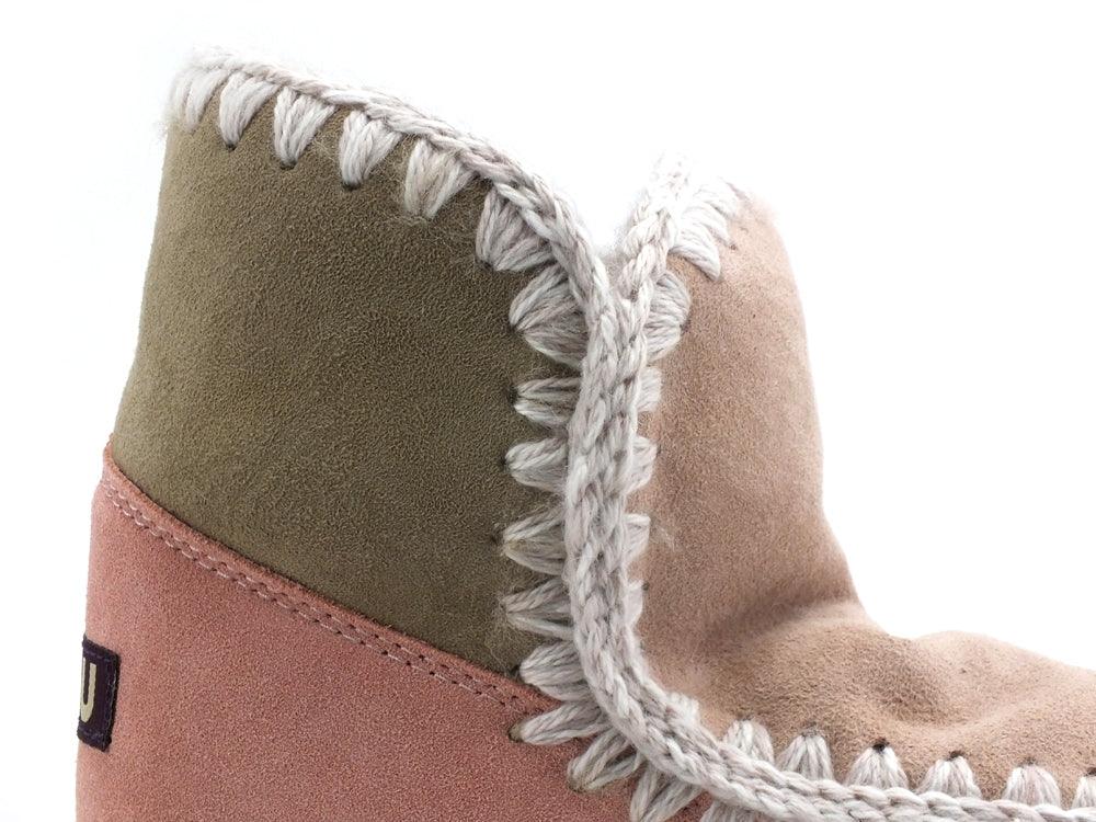 MOU Eskimo 18 Color Block Stivaletto Pelo Natural MU.FW101066A - Sandrini Calzature e Abbigliamento