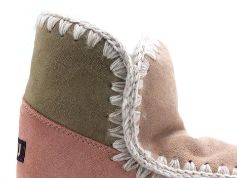 MOU Eskimo 18 Color Block Stivaletto Pelo Natural MU.FW101066A - Sandrini Calzature e Abbigliamento