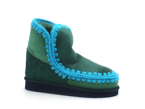 MOU Eskimo 18 Color Block Stivaletto Pelo Sea Mix MU.FW101066A - Sandrini Calzature e Abbigliamento