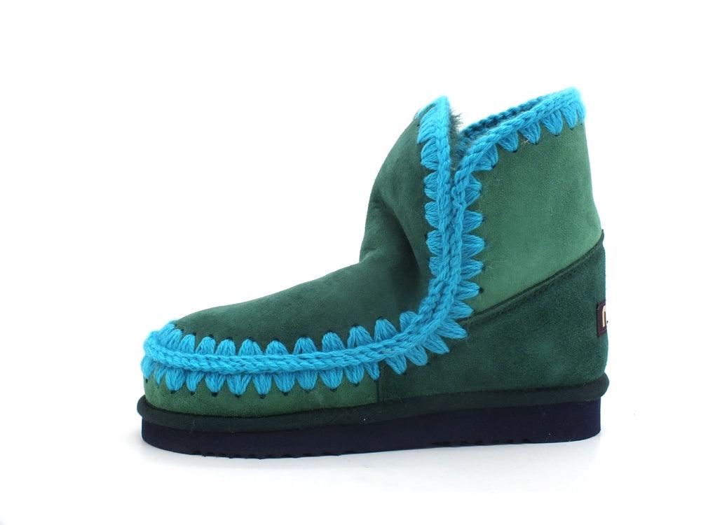 MOU Eskimo 18 Color Block Stivaletto Pelo Sea Mix MU.FW101066A - Sandrini Calzature e Abbigliamento