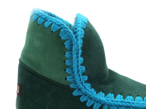 MOU Eskimo 18 Color Block Stivaletto Pelo Sea Mix MU.FW101066A - Sandrini Calzature e Abbigliamento