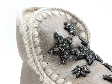 MOU Eskimo 18 Crystal Star Stivale Pelo Stelle Stone Metal MU.FW101003B - Sandrini Calzature e Abbigliamento