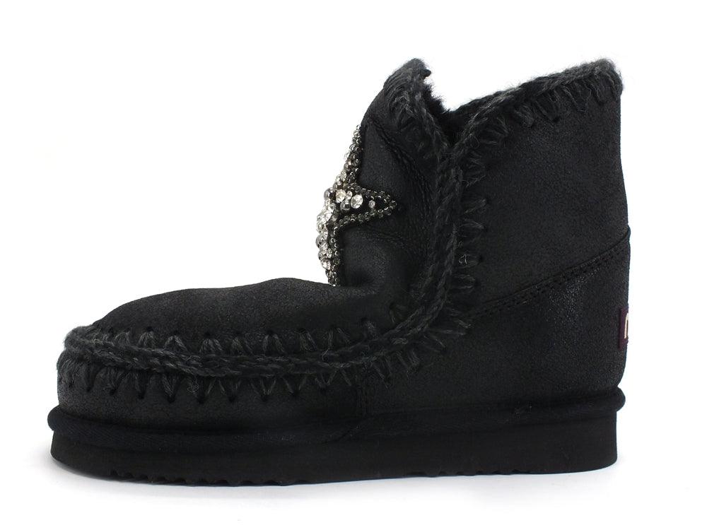 MOU Eskimo 18 Front Star Patch Black Grey MU.FW101041B - Sandrini Calzature e Abbigliamento