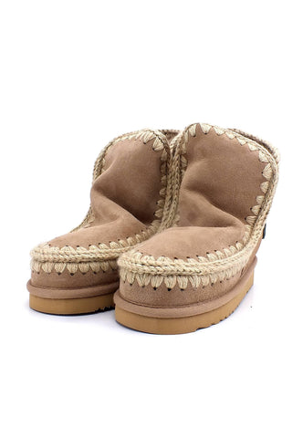 MOU Eskimo 18 Glitter Stivaletto Pelo Donna Camel - Sandrini Calzature e Abbigliamento