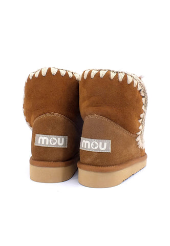 MOU Eskimo 18 Stivaletto Pelo Donna Cognac - Sandrini Calzature e Abbigliamento