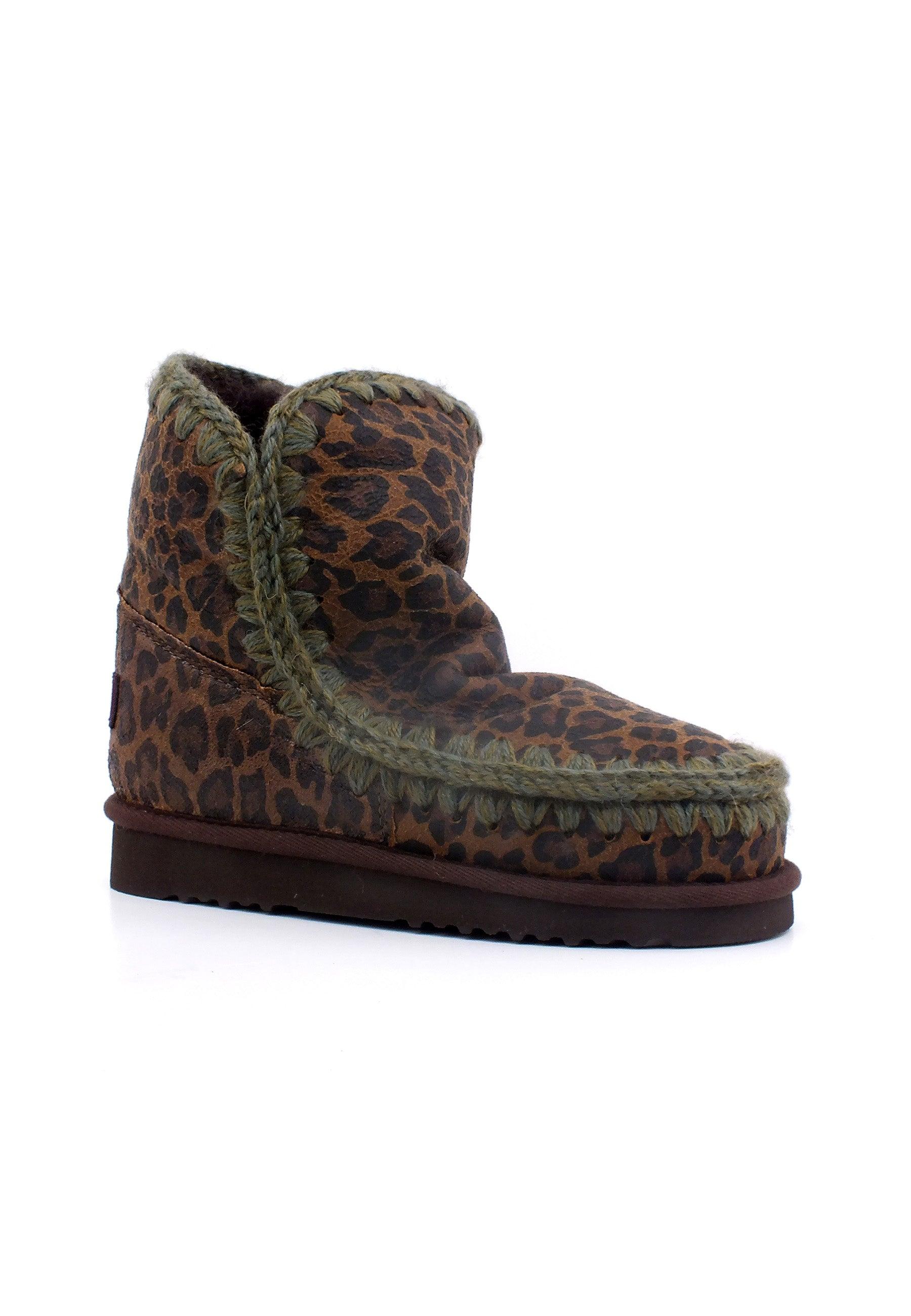 MOU Eskimo 18 Stivaletto Pelo Donna Eskimo 18 Vintage Leopard Fantasia MU.FW101001C - Sandrini Calzature e Abbigliamento