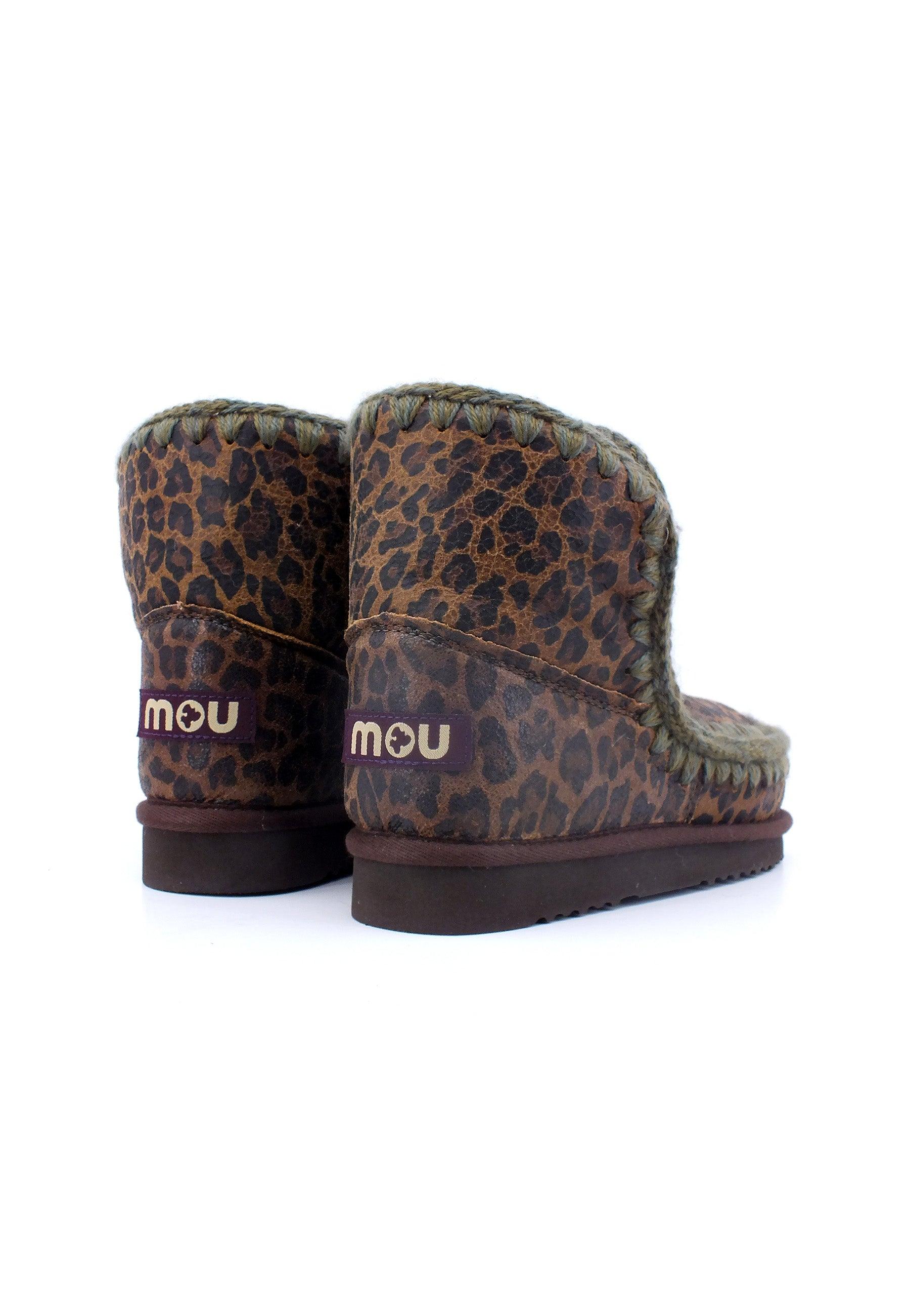 MOU Eskimo 18 Stivaletto Pelo Donna Eskimo 18 Vintage Leopard Fantasia MU.FW101001C - Sandrini Calzature e Abbigliamento