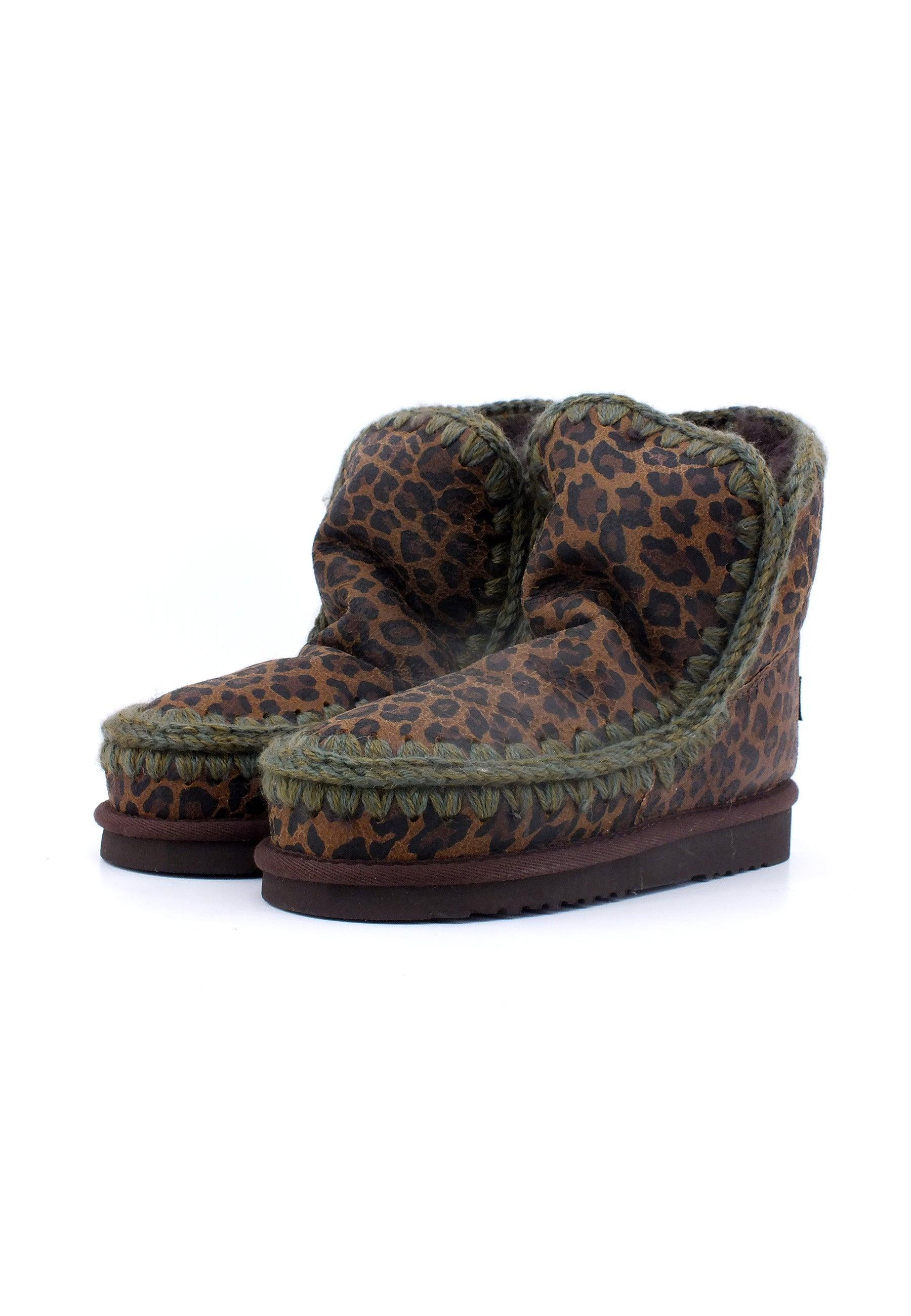 MOU Eskimo 18 Stivaletto Pelo Donna Eskimo 18 Vintage Leopard Fantasia MU.FW101001C - Sandrini Calzature e Abbigliamento