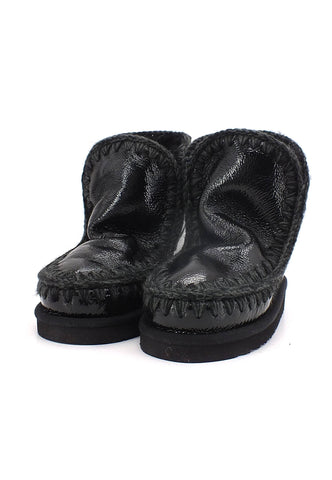 MOU Eskimo 18 Stivaletto Pelo Donna Patent Black - Sandrini Calzature e Abbigliamento