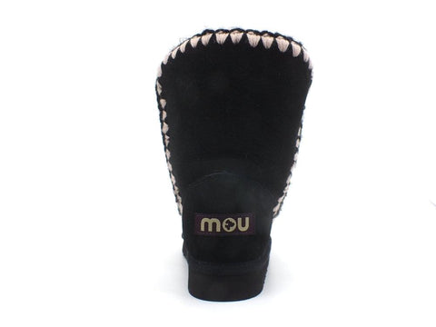 MOU Eskimo 24 3D Overstitching Stivaletto Pelo Black MU.FW101022A - Sandrini Calzature e Abbigliamento