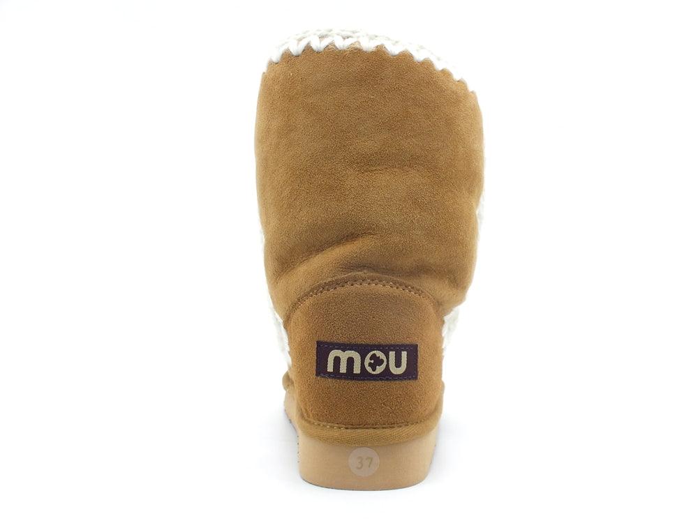 MOU Eskimo 24 With Croos Stitc Stivaletto Pelo Altro Tobacco MU.FW101023A - Sandrini Calzature e Abbigliamento