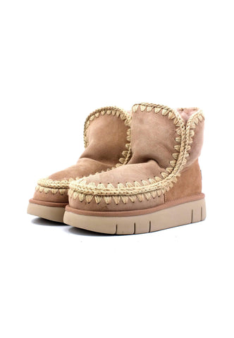 MOU Eskimo Bounce Stivaletto Pelo Donna Camel MU.FW531002A - Sandrini Calzature e Abbigliamento