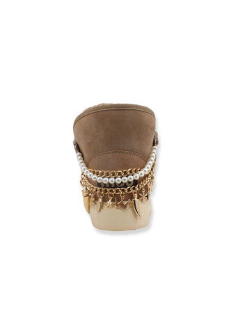 MOU Eskimo Chain&Charm Stivaletto Pelo Beige Caramel - Sandrini Calzature e Abbigliamento
