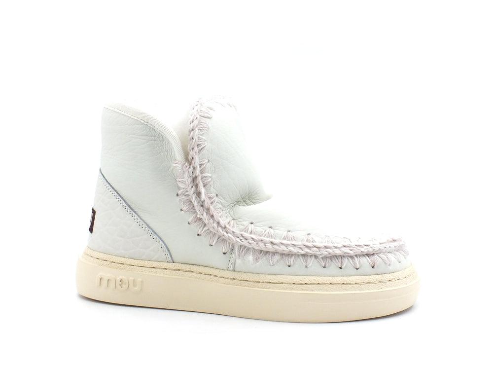 MOU Eskimo Sneaker Bold Stivaletto Pelle Pelo Nubuk White MU.FW411000B - Sandrini Calzature e Abbigliamento
