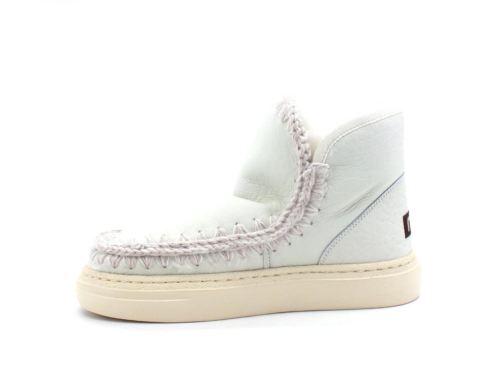 MOU Eskimo Sneaker Bold Stivaletto Pelle Pelo Nubuk White MU.FW411000B - Sandrini Calzature e Abbigliamento