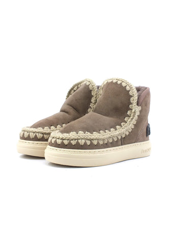 MOU Eskimo Sneaker Bold Stivaletto Pelo Donna Elgry Grey MU.FW411001A - Sandrini Calzature e Abbigliamento