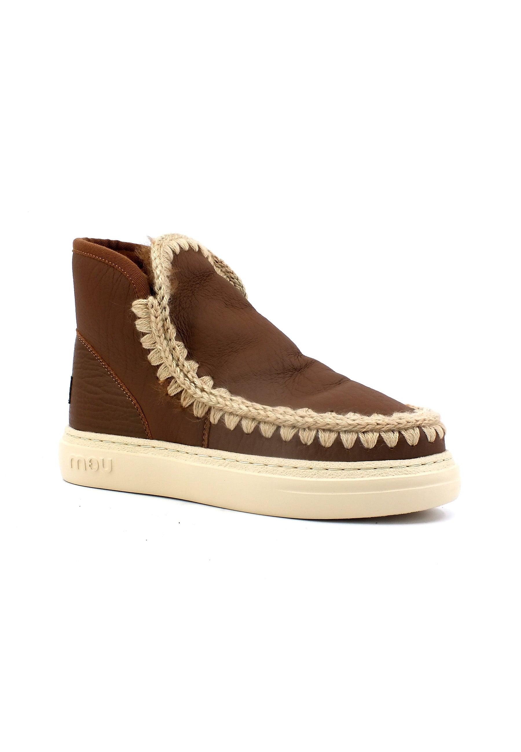 MOU Eskimo Sneaker Bold Stivaletto Pelo Donna Nucog Marrone MU.FW411000B - Sandrini Calzature e Abbigliamento