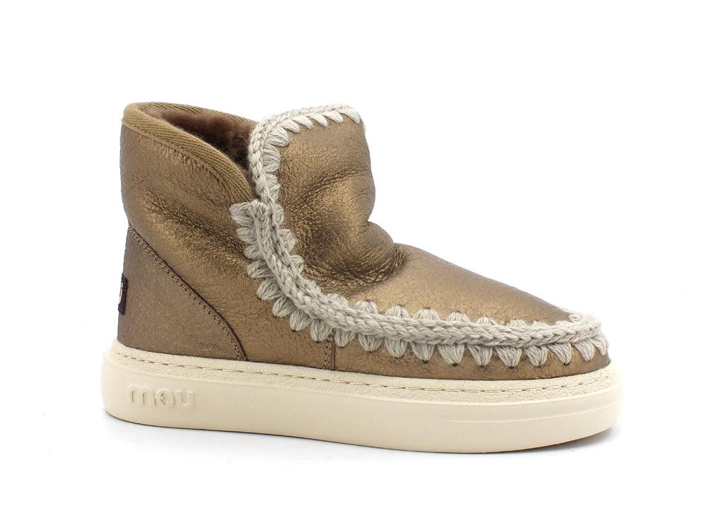 MOU Eskimo Sneaker Bold Stivaletto Pelo Metal Buffalo Bronze MU.FW411000B - Sandrini Calzature e Abbigliamento