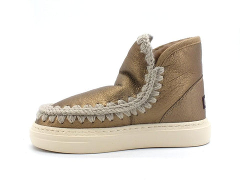 MOU Eskimo Sneaker Bold Stivaletto Pelo Metal Buffalo Bronze MU.FW411000B - Sandrini Calzature e Abbigliamento