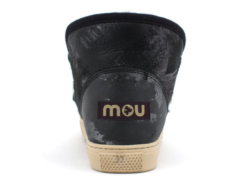 MOU Eskimo Sneaker Metal Print On Black MU.FW111003C - Sandrini Calzature e Abbigliamento