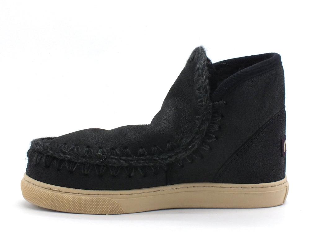 MOU Eskimo Sneaker Stivale Pelo Laminato Black Grey MU.FW111000B - Sandrini Calzature e Abbigliamento