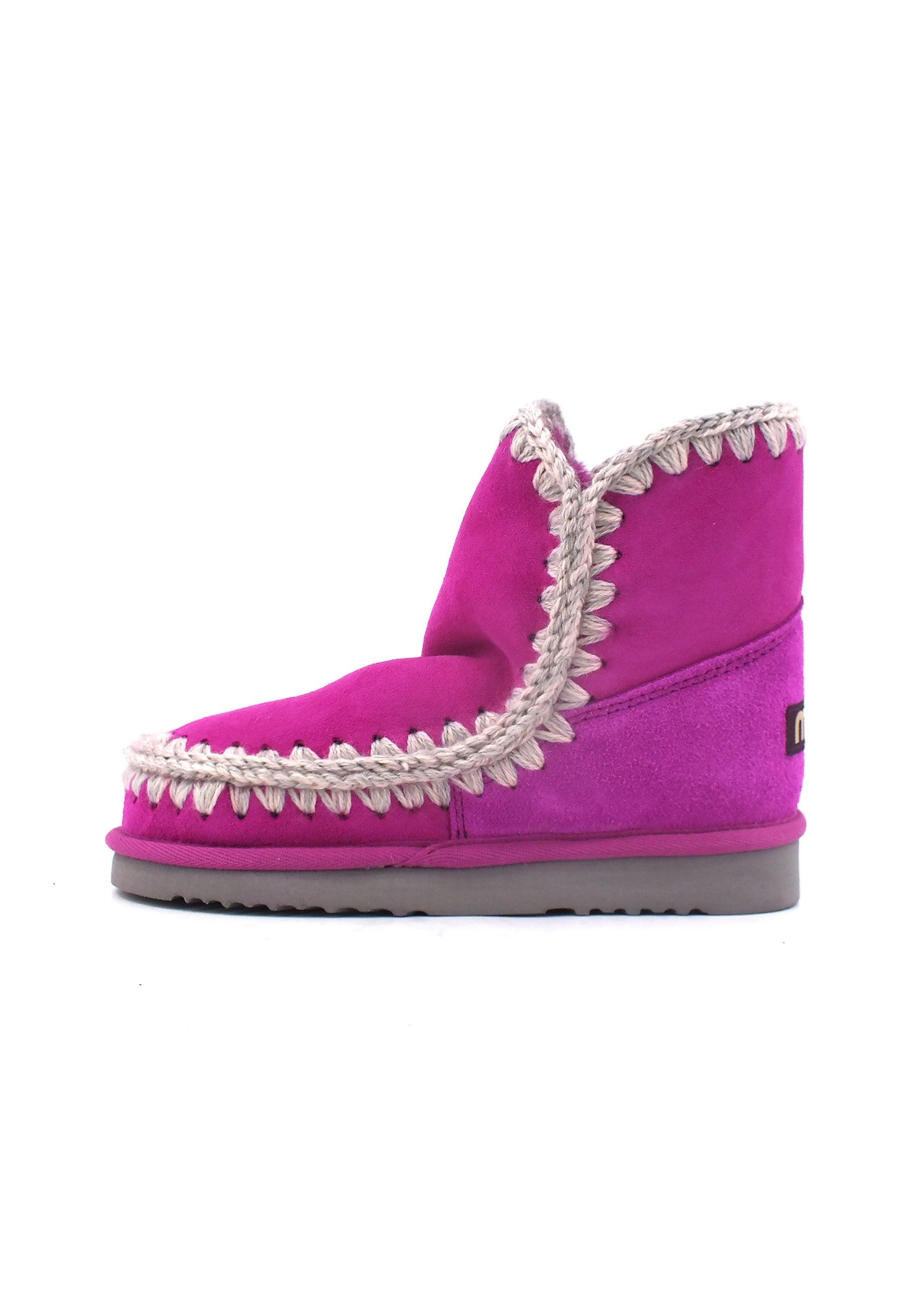 MOU Eskimo Stivaletto Pelo Donna Cyclamin Rosa MU.FW101001A - Sandrini Calzature e Abbigliamento